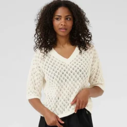 Kaffe Pullover KAlourine weiß New