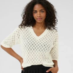 Kaffe Pullover KAlourine weiß New