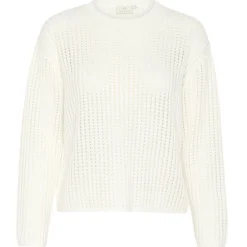 Kaffe Pullover KAsolar weiß Discount