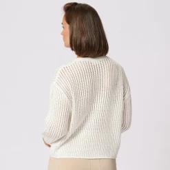 Kaffe Pullover KAsolar weiß Discount