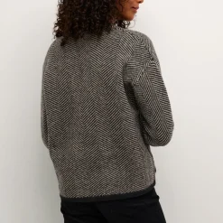 Kaffe Pullover KAverana schwarz Outlet