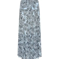 Kaffe Rock KAmaxi Smock Skirt blau Discount