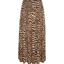 Kaffe Rock KAmaxi Smock Skirt braun Clearance