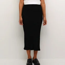 Kaffe Rock KAsilla Knit Skirt schwarz New