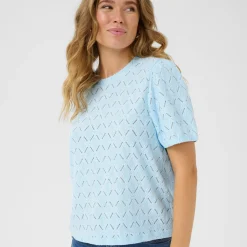 Kaffe Shirt KAtine Blouse blau Outlet
