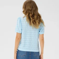 Kaffe Shirt KAtine Blouse blau Outlet