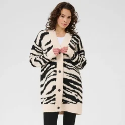 Kaffe Strickjacke KAsandra Cardigan beige Clearance