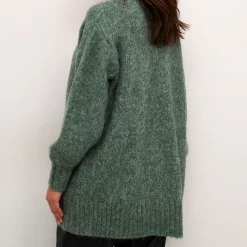 Kaffe Strickjacke KAtrina Knit grün Discount