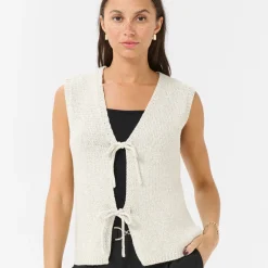 Kaffe Weste KAgerdi Cardigan beige Discount
