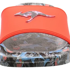 Kangaroos Pantolette K-Slide Print schwarz Clearance