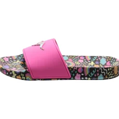 Kangaroos Pantolette K-Slide Print blau Discount