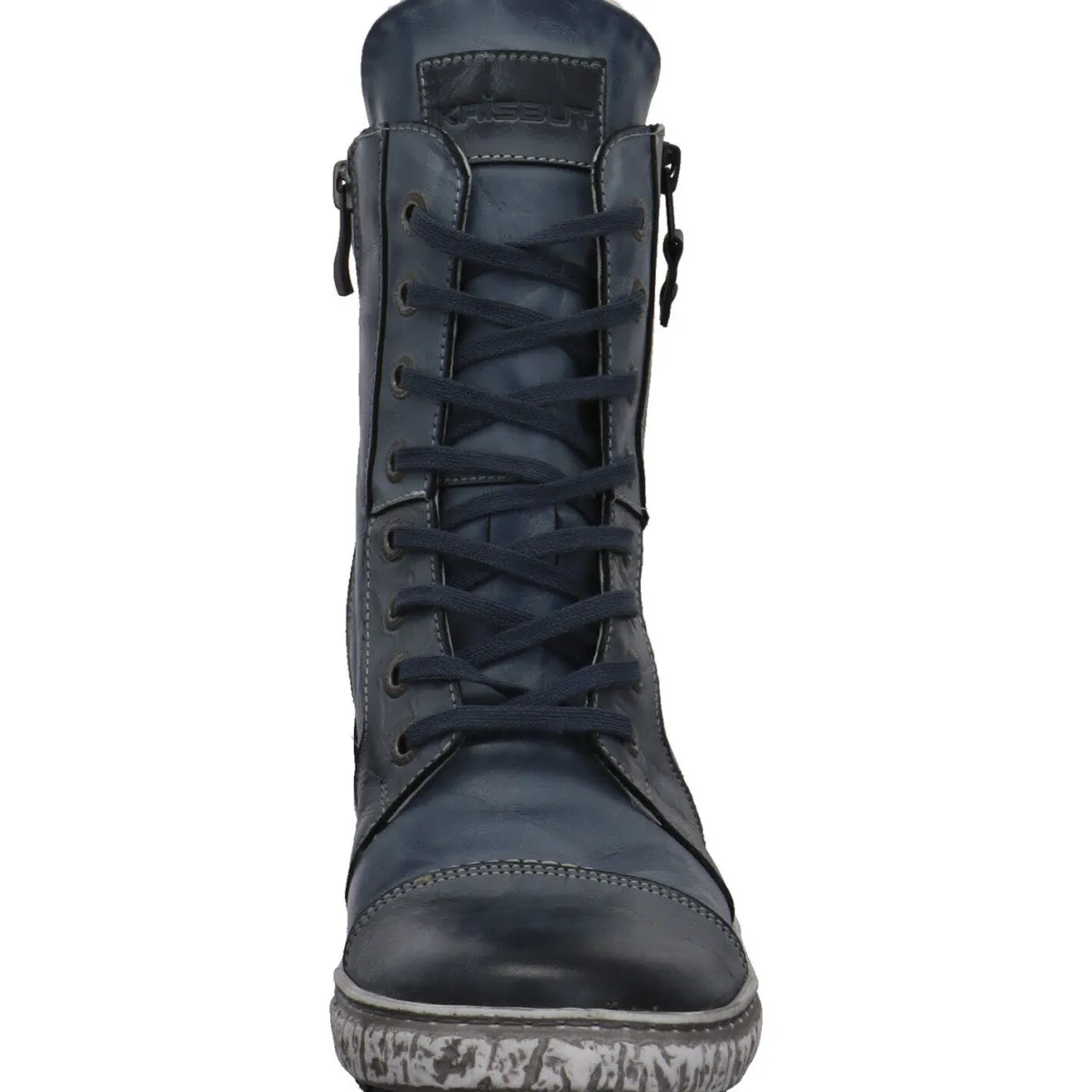 Krisbut Schnürboot blau Outlet