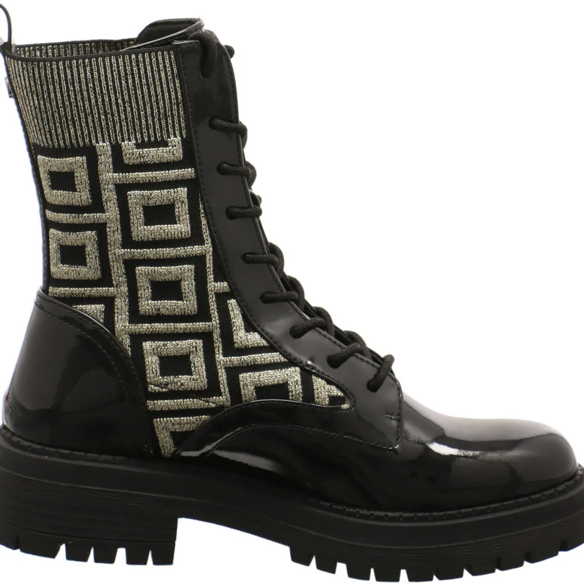 La Strada Schnürboot schwarz