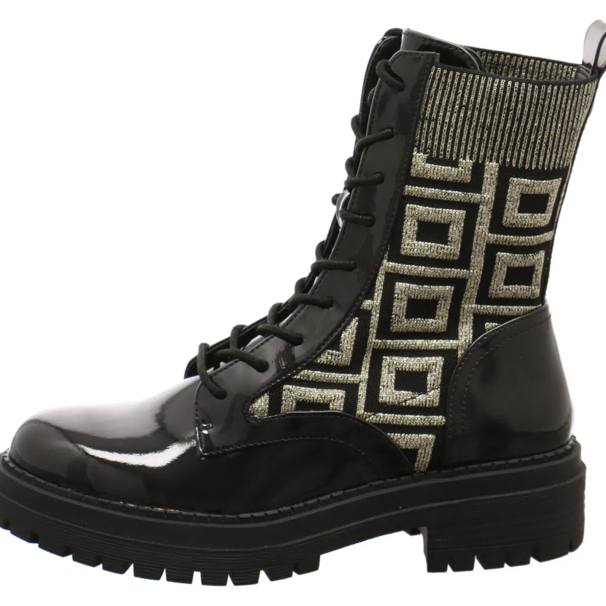 La Strada Schnürboot schwarz