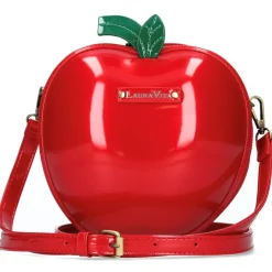 Laura Vita Umhängetasche Apfel rot Hot