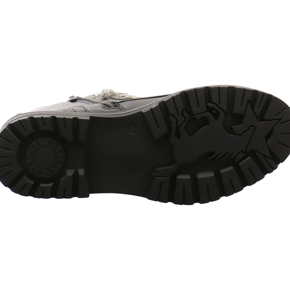 Mustang Schnürboot schwarz Hot