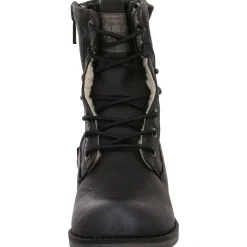 Mustang Schnürboot schwarz Outlet