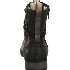 Mustang Schnürboot schwarz Outlet