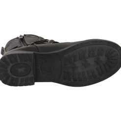 Mustang Schnürboot schwarz Outlet