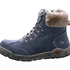 Mustang Schnürboot blau Clearance