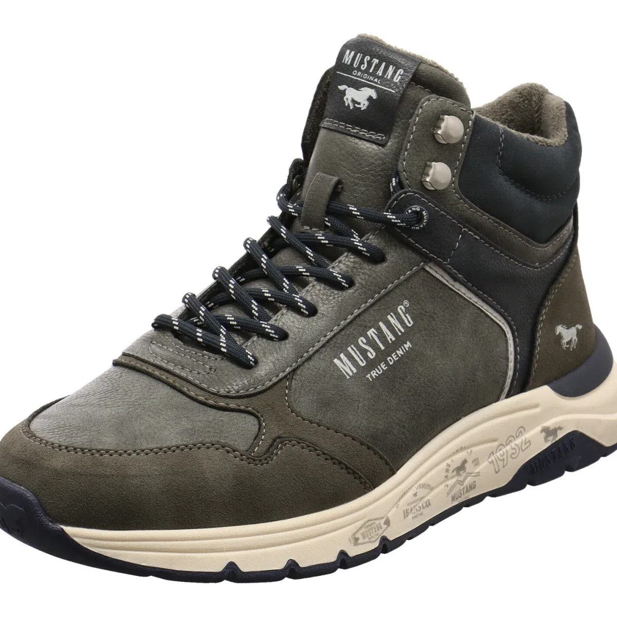 Mustang Schnürboot grau Clearance