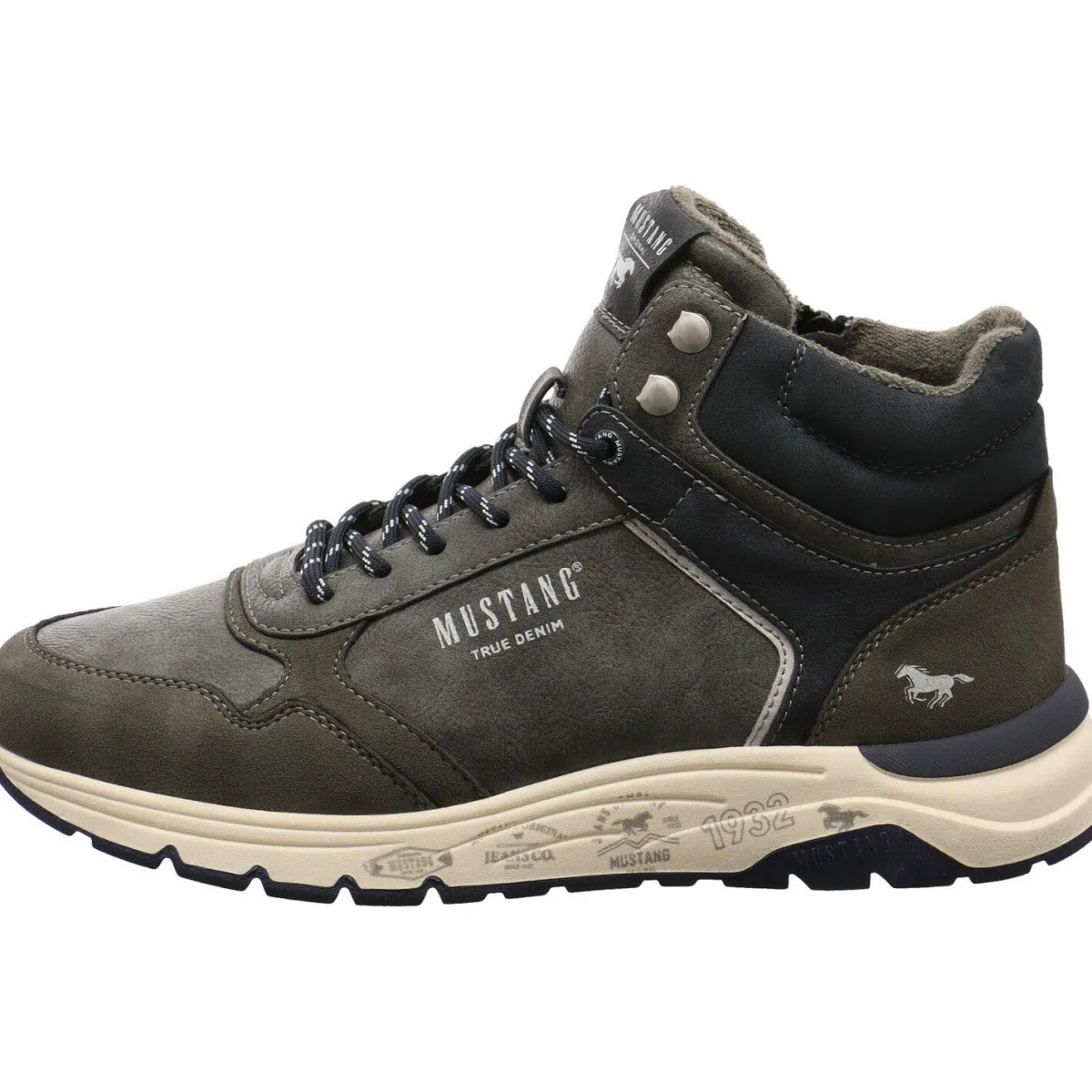 Mustang Schnürboot grau Clearance