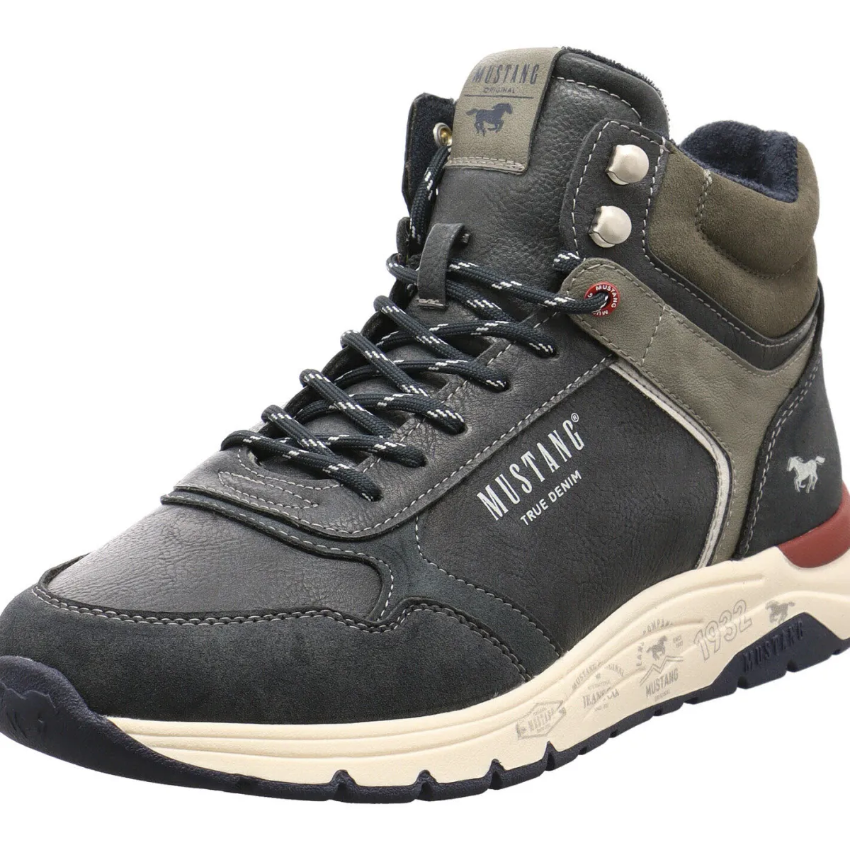 Mustang Schnürboot blau