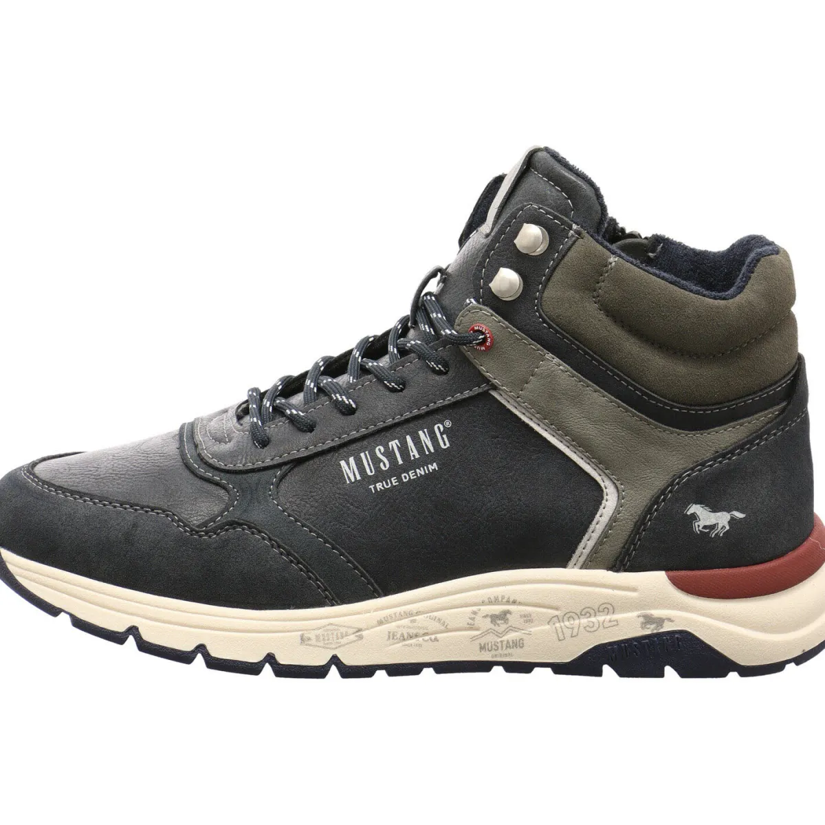 Mustang Schnürboot blau