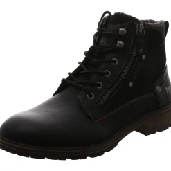 Mustang Schnürboot schwarz Discount