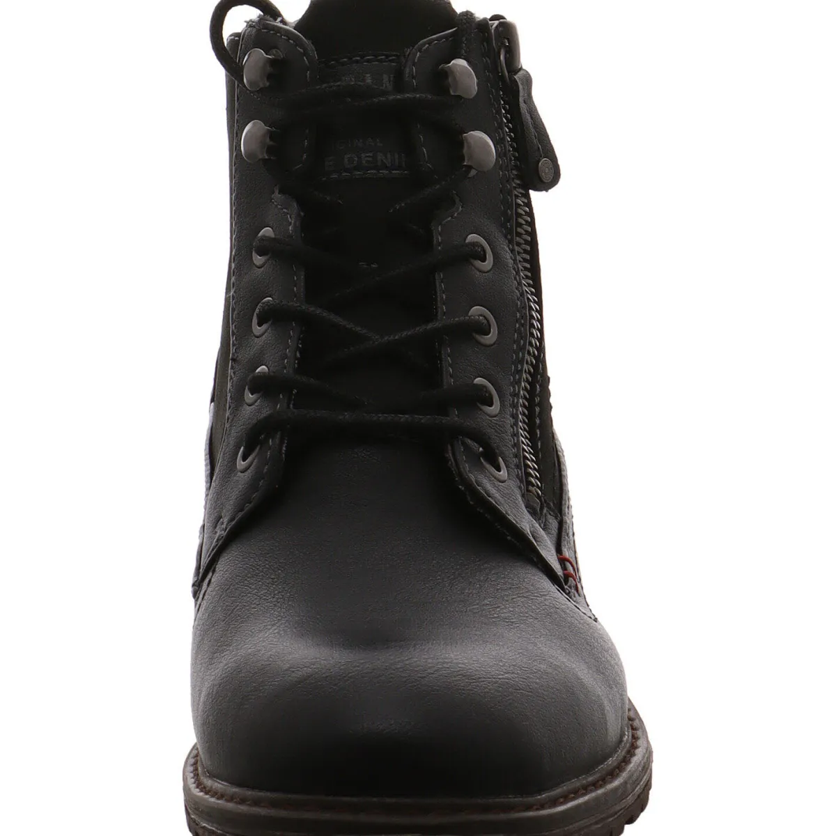 Mustang Schnürboot schwarz Discount