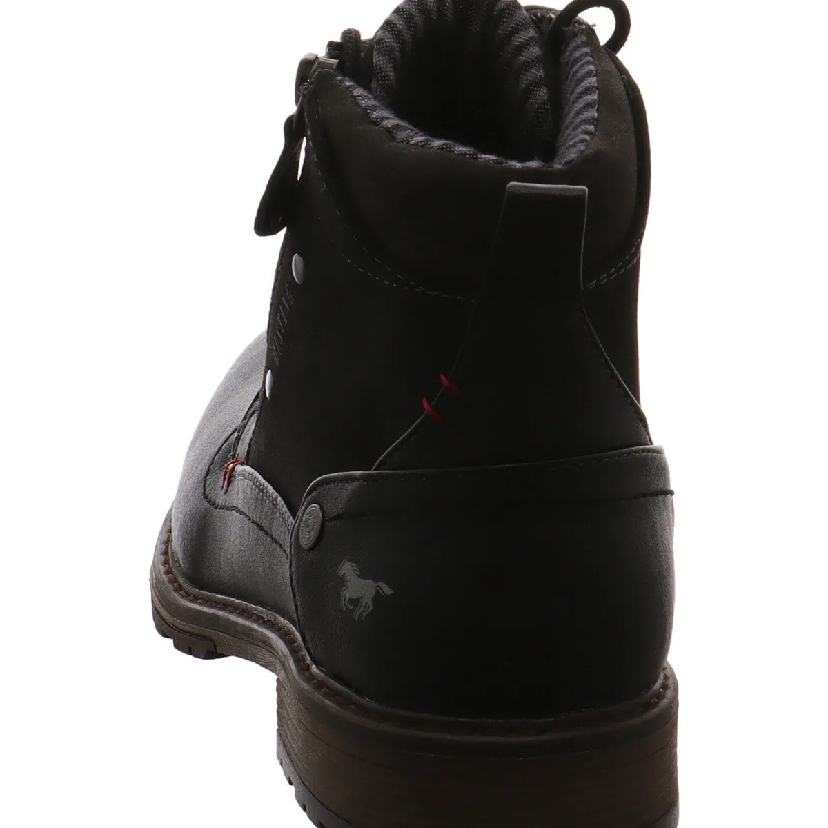 Mustang Schnürboot schwarz Discount