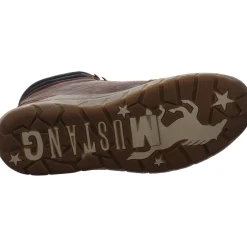 Mustang Schnürboot braun Outlet