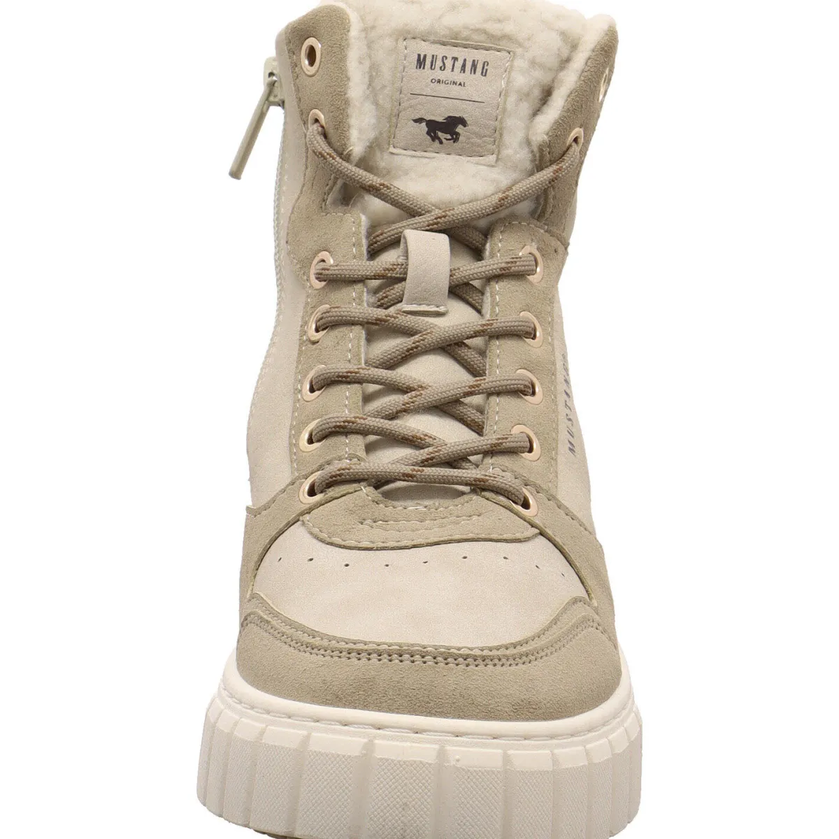 Mustang Schnürboot beige Sale
