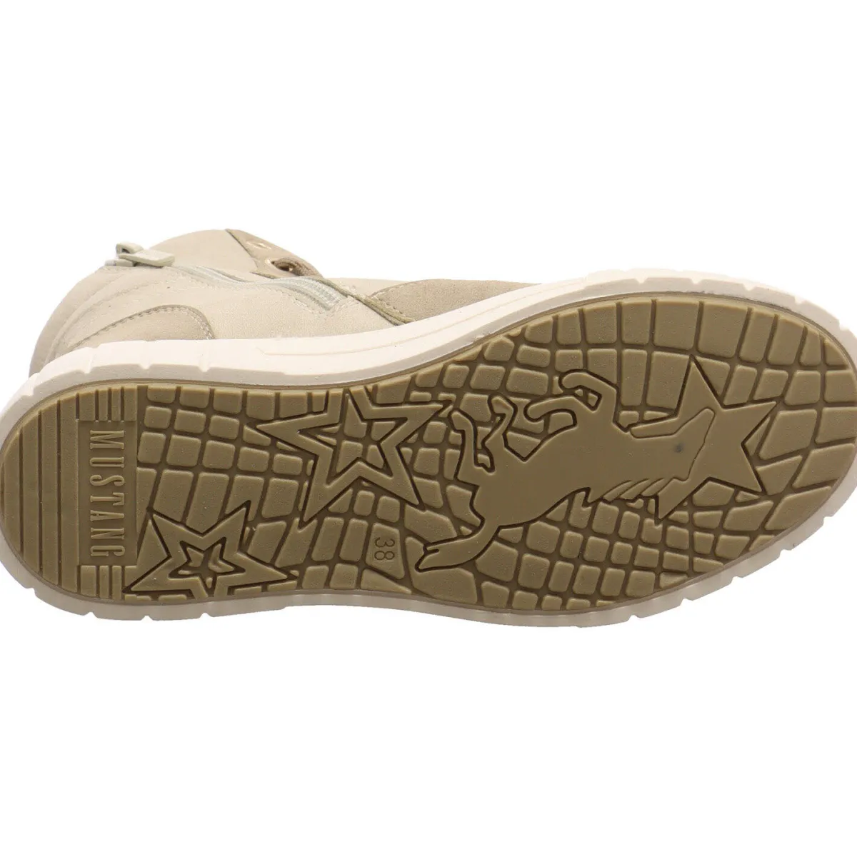 Mustang Schnürboot beige Sale