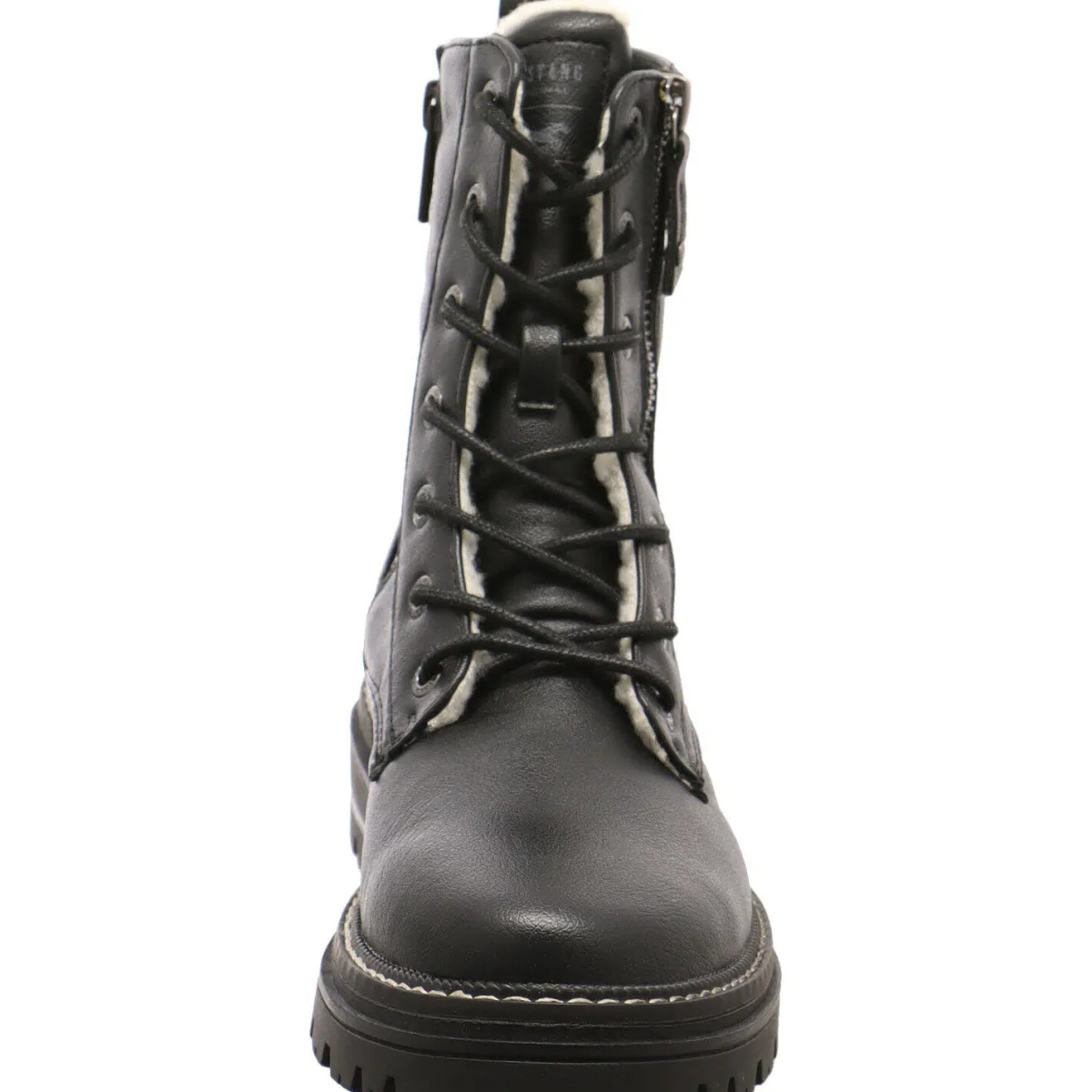 Mustang Schnürboot schwarz Online