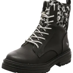 Mustang Schnürboot schwarz Clearance