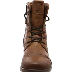 Mustang Schnürstiefelette braun