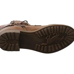 Mustang Schnürstiefelette braun