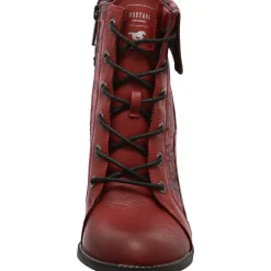 Mustang Schnürstiefelette rot