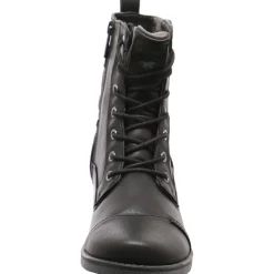 Mustang Schnürstiefelette schwarz Clearance