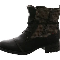 Mustang Schnürstiefelette schwarz Clearance