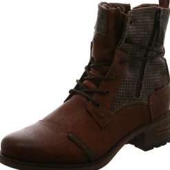 Mustang Schnürstiefelette braun