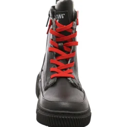 Mustang Schnürstiefelette schwarz Online
