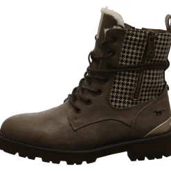 Mustang Schnürstiefelette beige Outlet