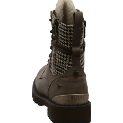 Mustang Schnürstiefelette beige Outlet