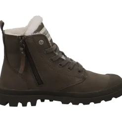 Palladium Schnürboot Pampa HI ZIP WL grau New