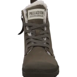 Palladium Schnürboot Pampa HI ZIP WL grau New