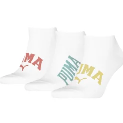 Puma Socken Logo Sneaker weiß Hot