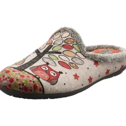 Relax Hausschuh Eule grau Clearance