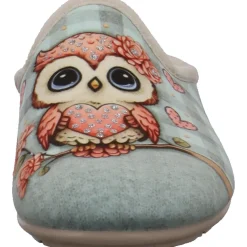 Relax Hausschuh Eule mit Herz beige Outlet